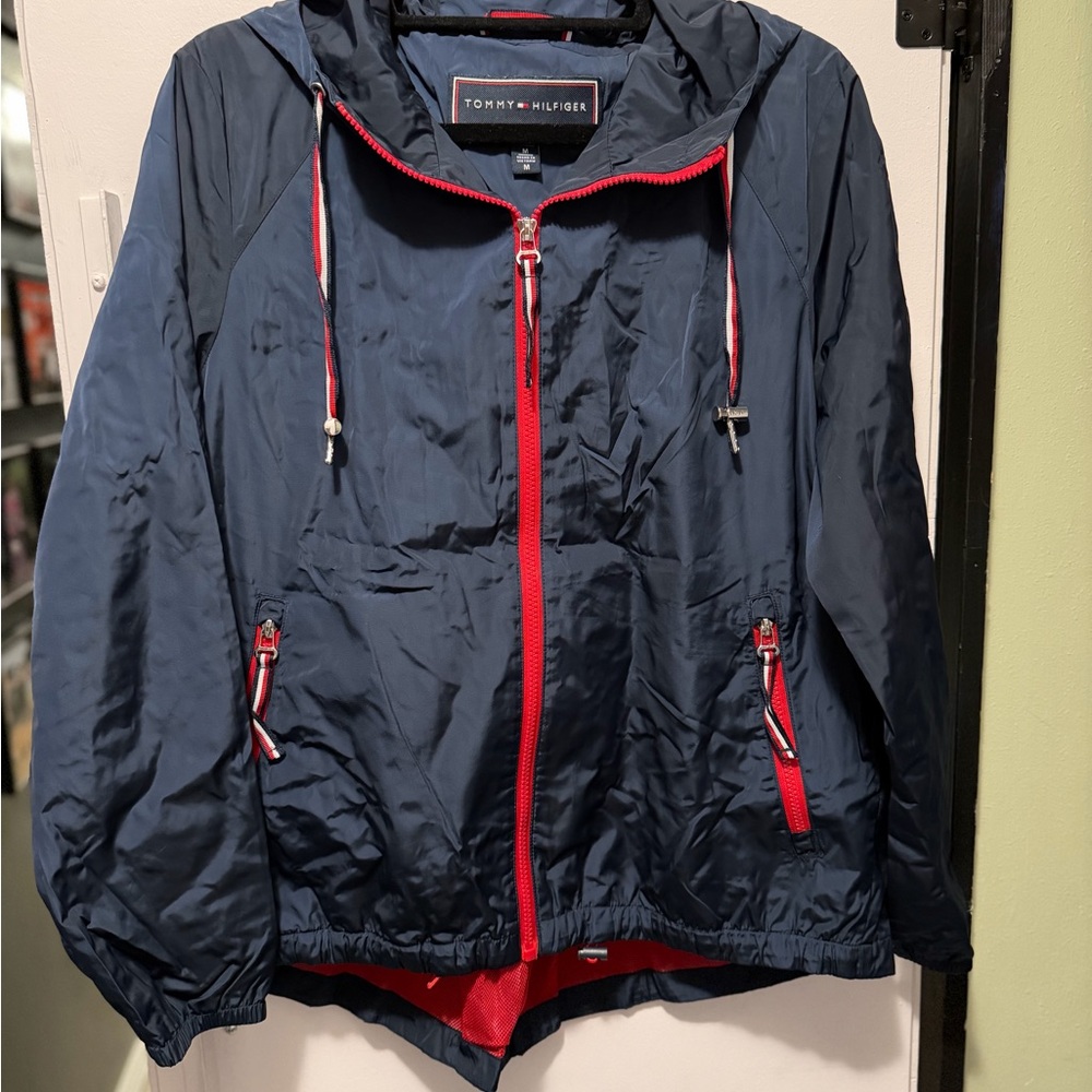 Tommy Hilfiger Red and Navy Jacket